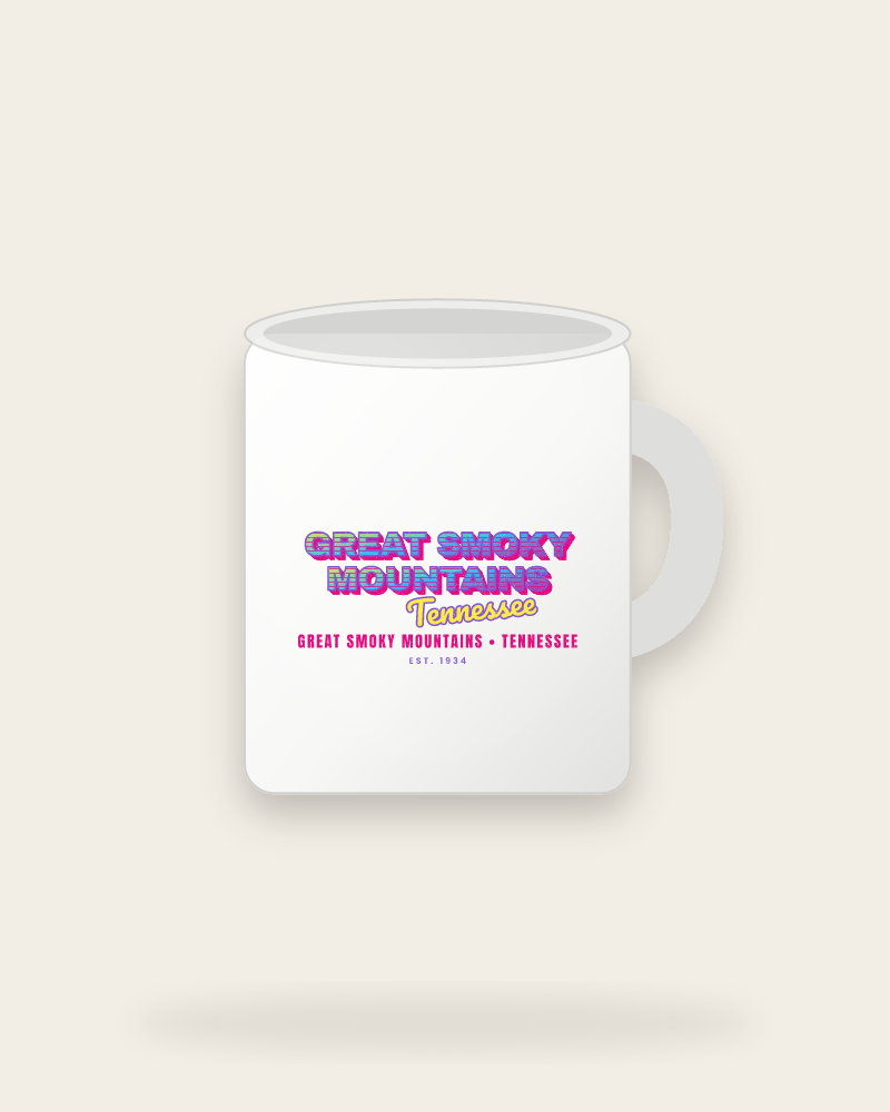Great Smoky Mountains Music TV Ceramic Mug 11oz