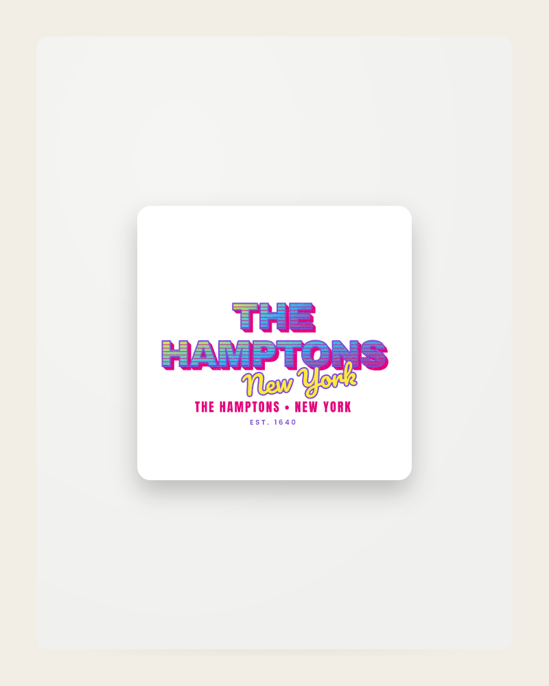 The Hamptons Music TV Fridge Magnet