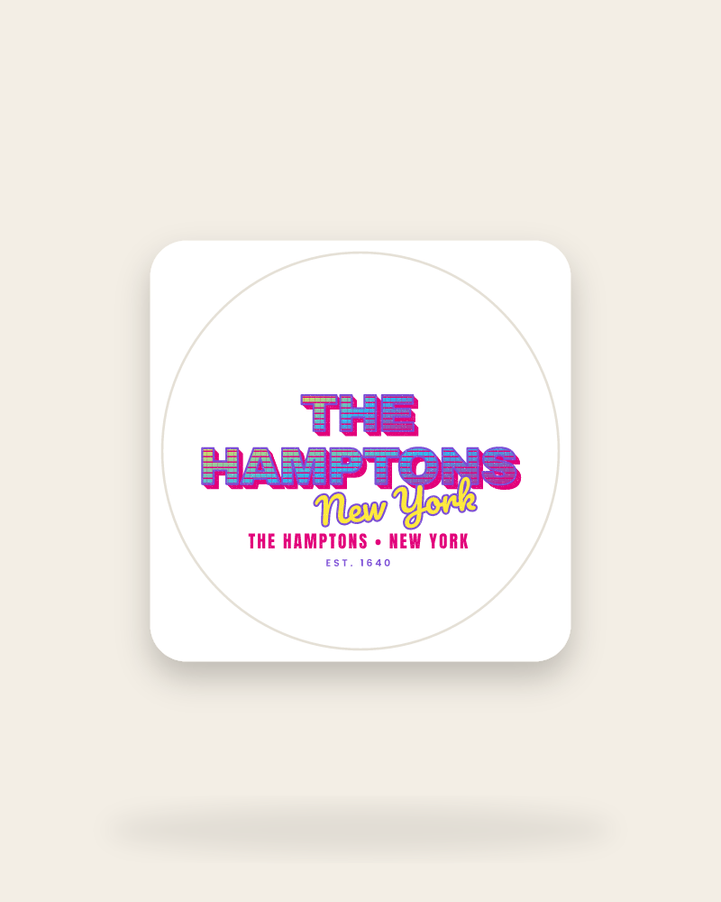 The Hamptons Music TV Kiss-Cut Sticker