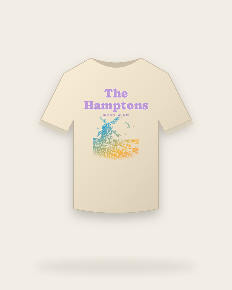 The Hamptons Windmill Organic Cotton Tee