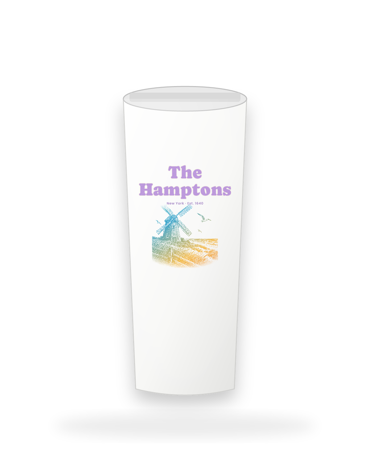 The Hamptons Windmill Insulated Tumbler 20oz in White
