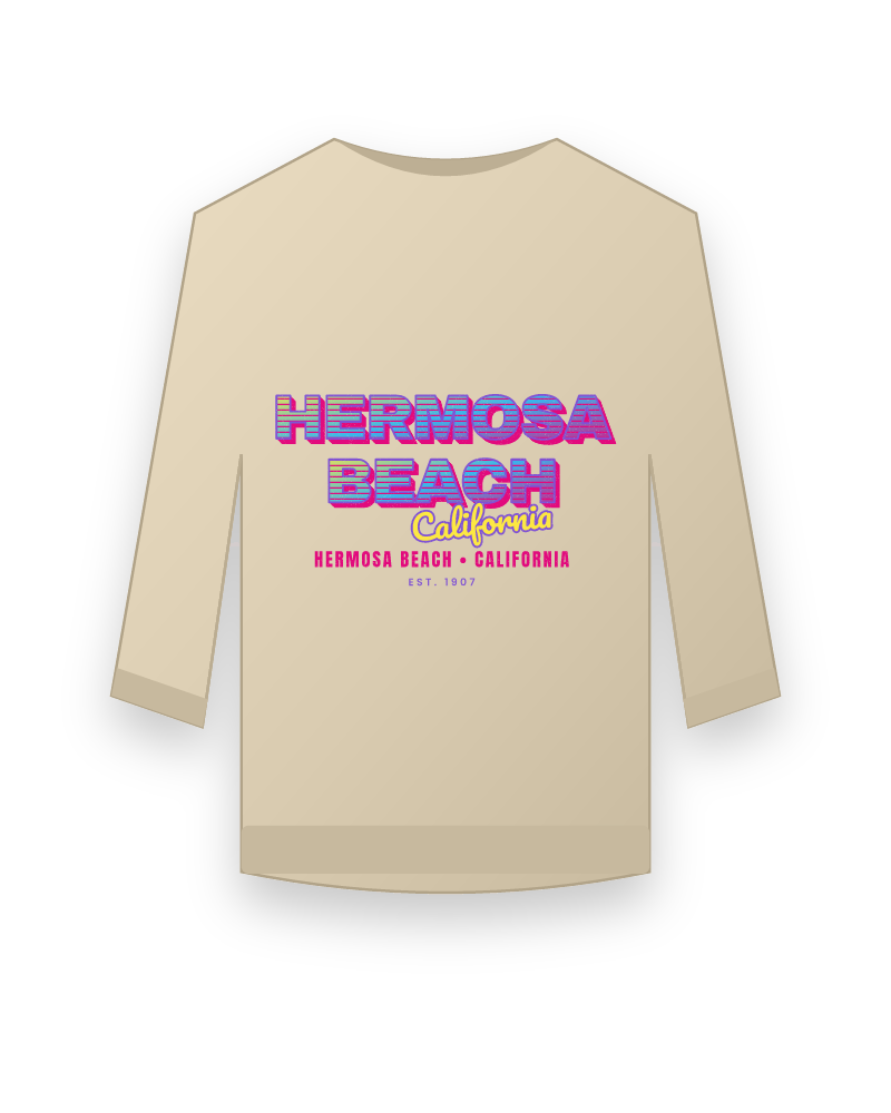 Hermosa Beach Music TV Crewneck Sweatshirt