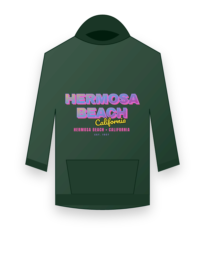Hermosa Beach Music TV Hooded Sweatshirt