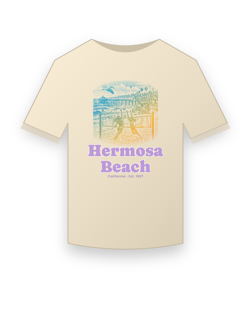 Hermosa Beach Beach Volleyball Classic Tee