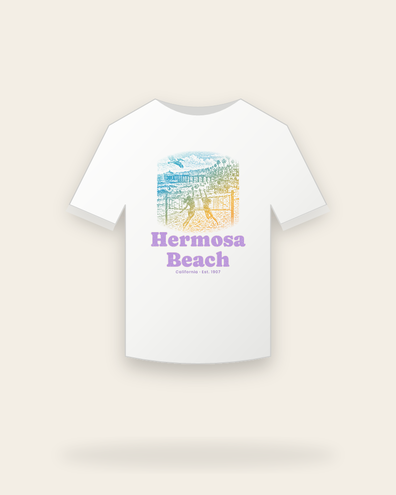 Hermosa Beach Beach Volleyball Youth Tee