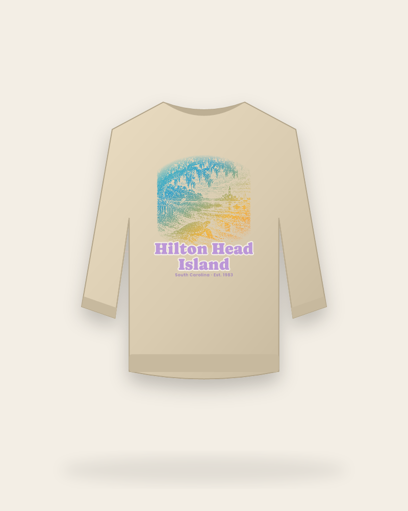 Hilton Head Island Loggerhead Dawn Crewneck Sweatshirt
