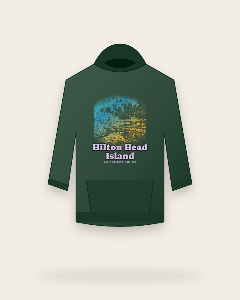 Hilton Head Island Loggerhead Dawn Hooded Sweatshirt