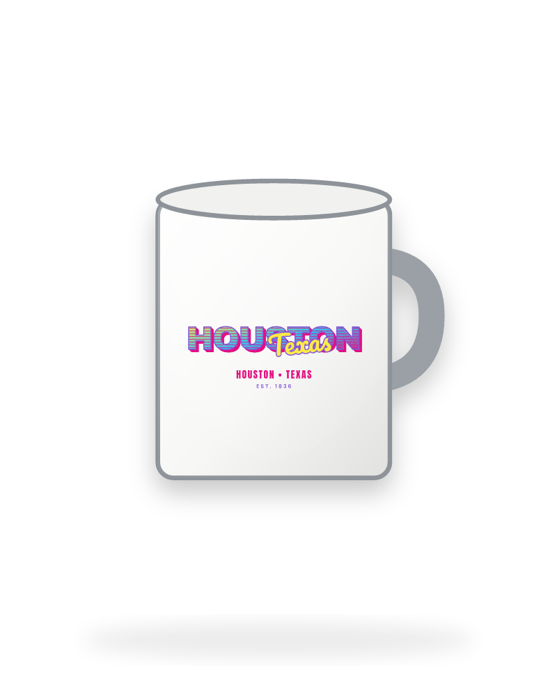 Houston Music TV Enamel Camp Mug
