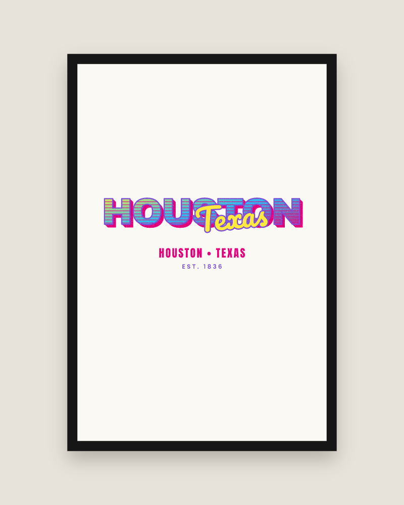 Houston Music TV Matte Poster