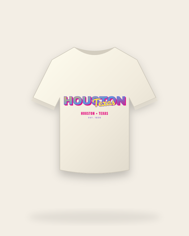 Houston Music TV Vintage Wash Tee