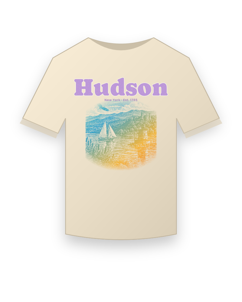 Hudson River Lighthouse Organic Cotton Tee