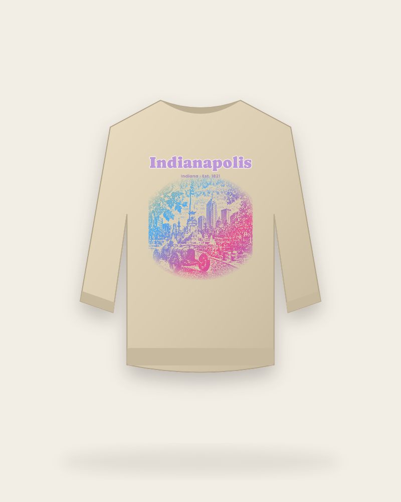 Indianapolis Monument Circle Crewneck Sweatshirt