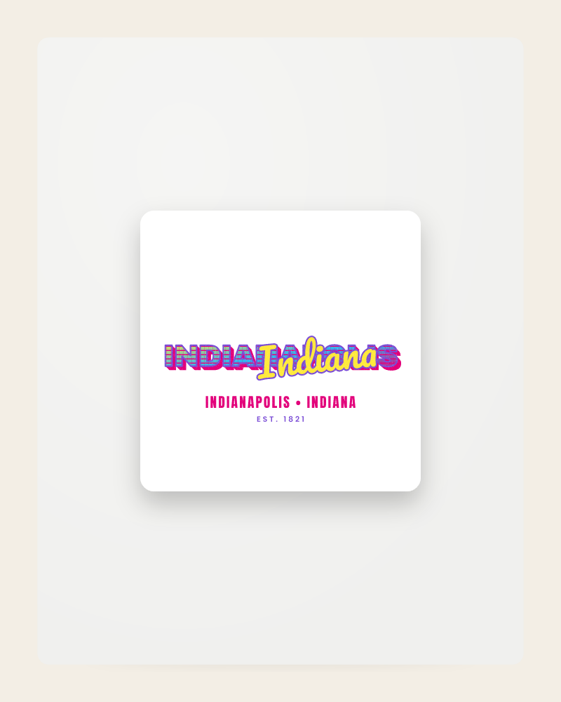 Indianapolis Music TV Fridge Magnet