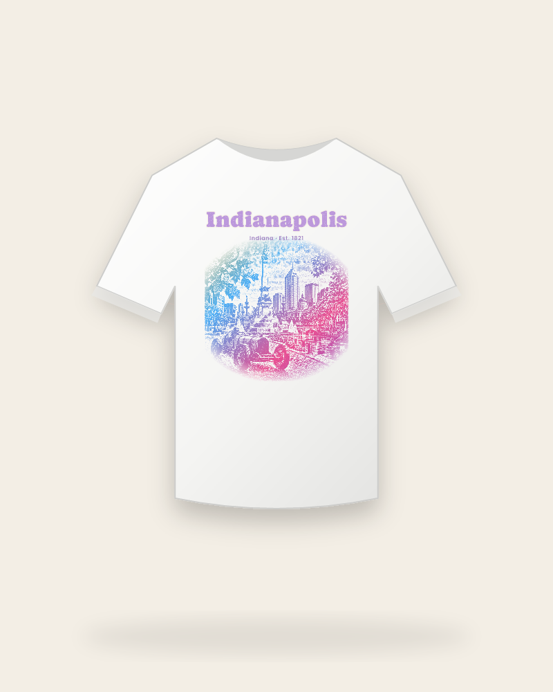 Indianapolis Monument Circle Youth Tee