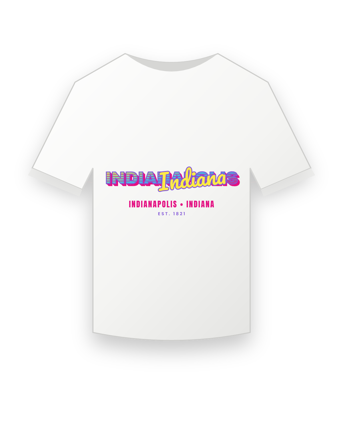 Indianapolis Music TV Youth Tee in White