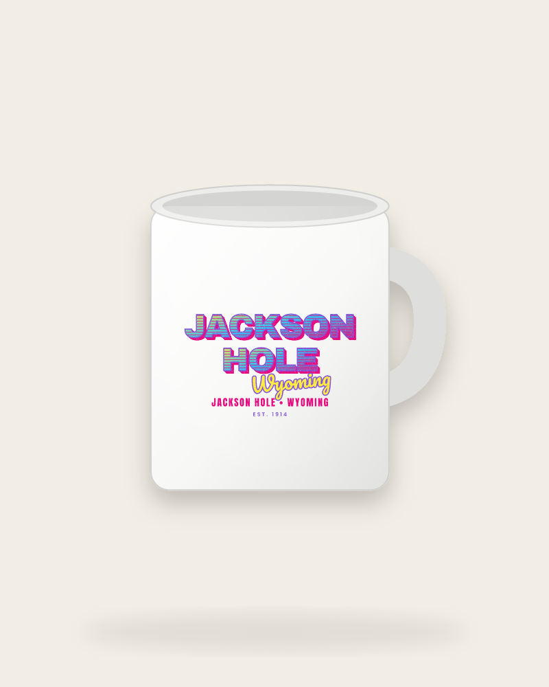 Jackson Hole Music TV Ceramic Mug 11oz