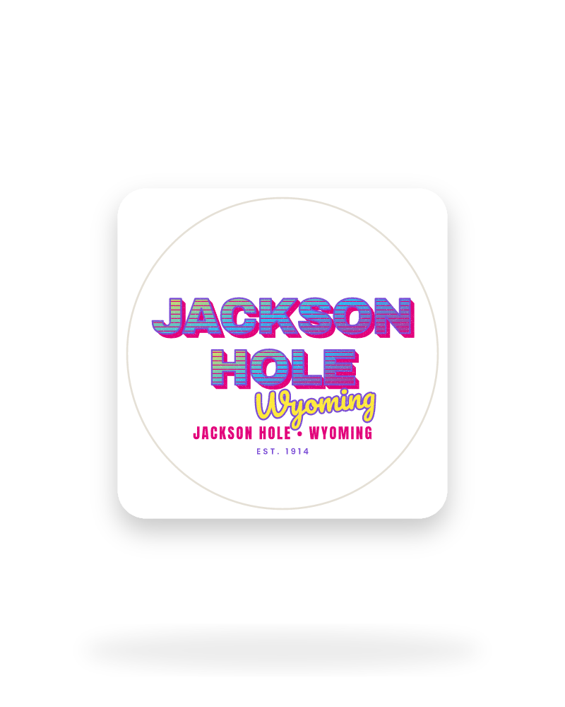 Jackson Hole Music TV Kiss-Cut Sticker