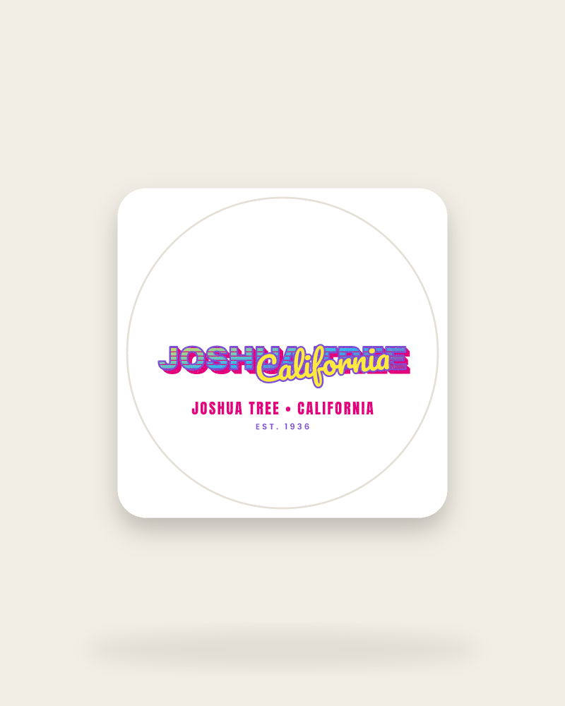 Joshua Tree Music TV Kiss-Cut Sticker
