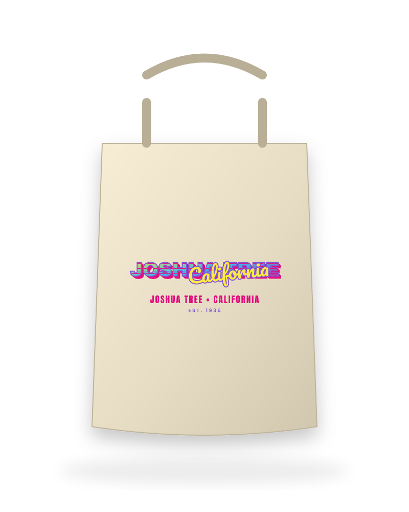 Joshua Tree Music TV Canvas Tote