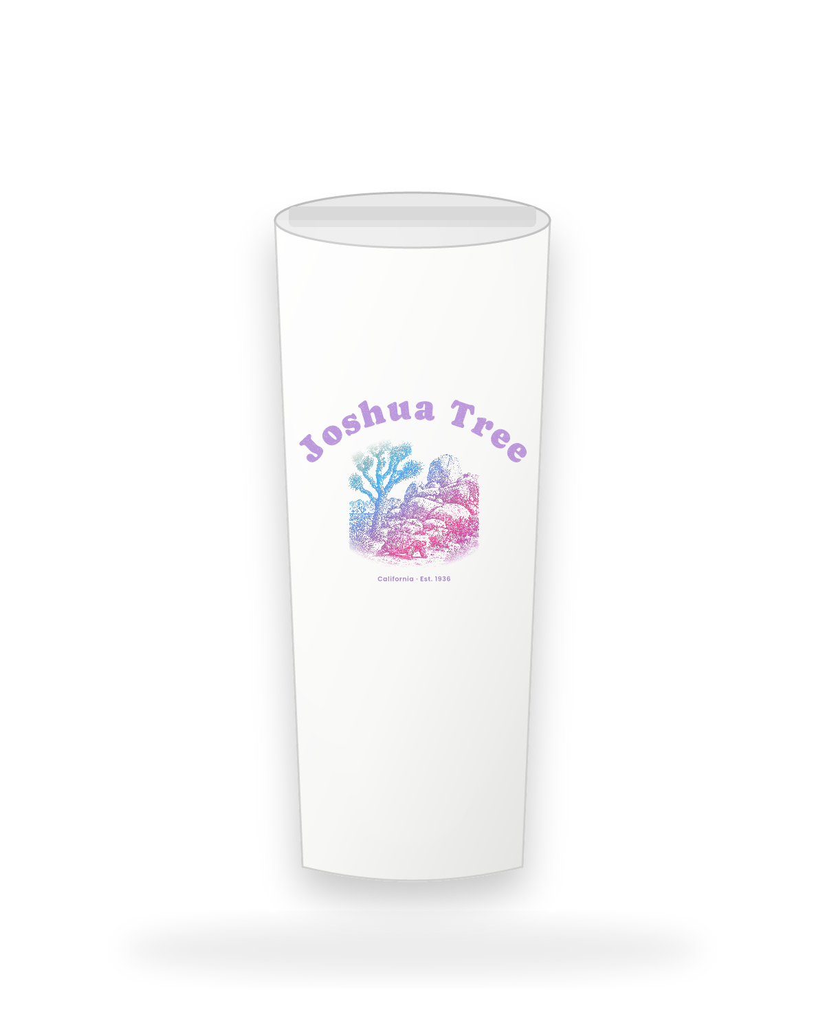 Joshua Tree Joshua Tree & Tortoise Insulated Tumbler 20oz in White