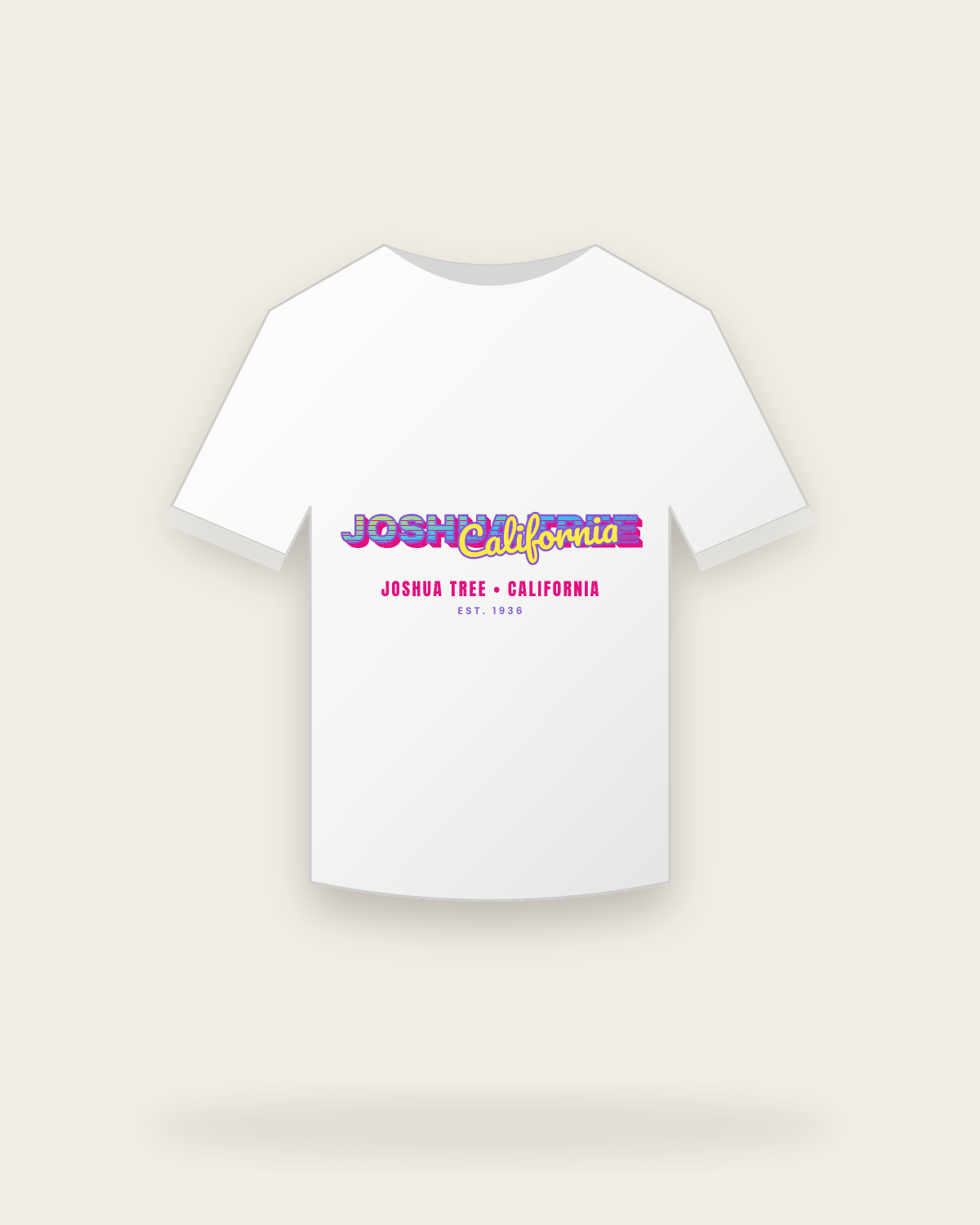 Joshua Tree Music TV Youth Tee in White