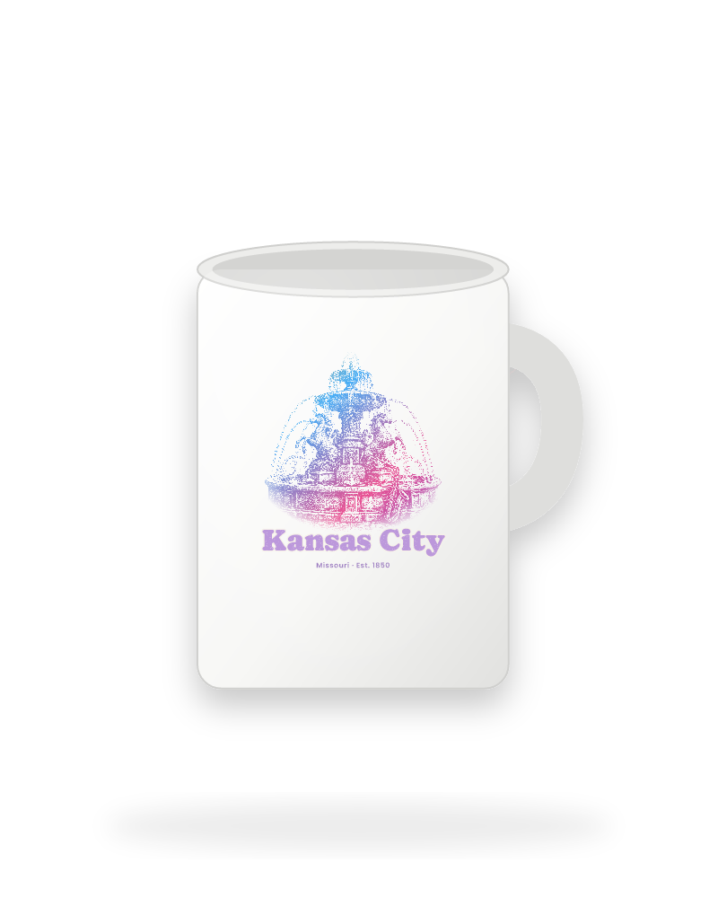 Kansas City Fountain Ceramic Mug 15oz