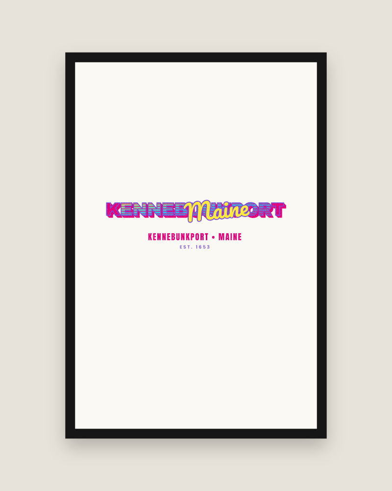 Kennebunkport Music TV Matte Poster