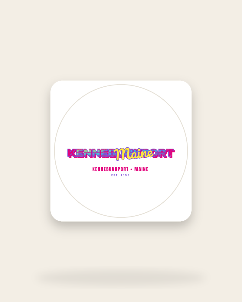 Kennebunkport Music TV Kiss-Cut Sticker