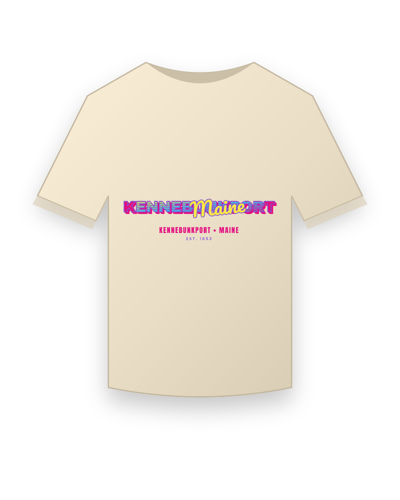 Kennebunkport Music TV Organic Cotton Tee