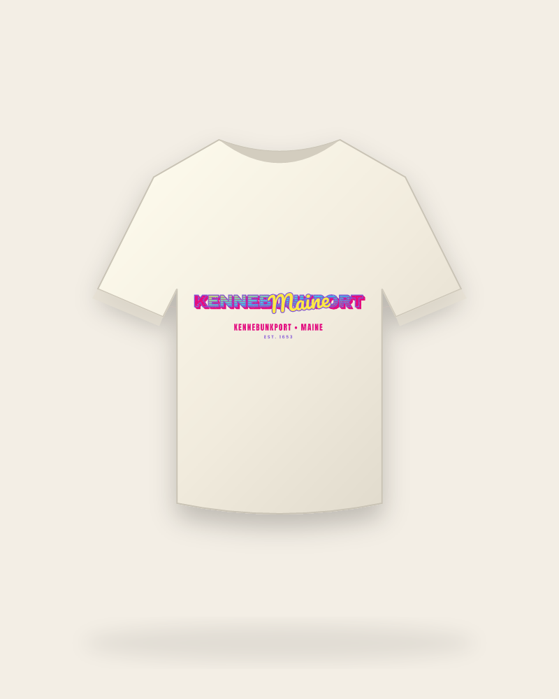 Kennebunkport Music TV Vintage Wash Tee