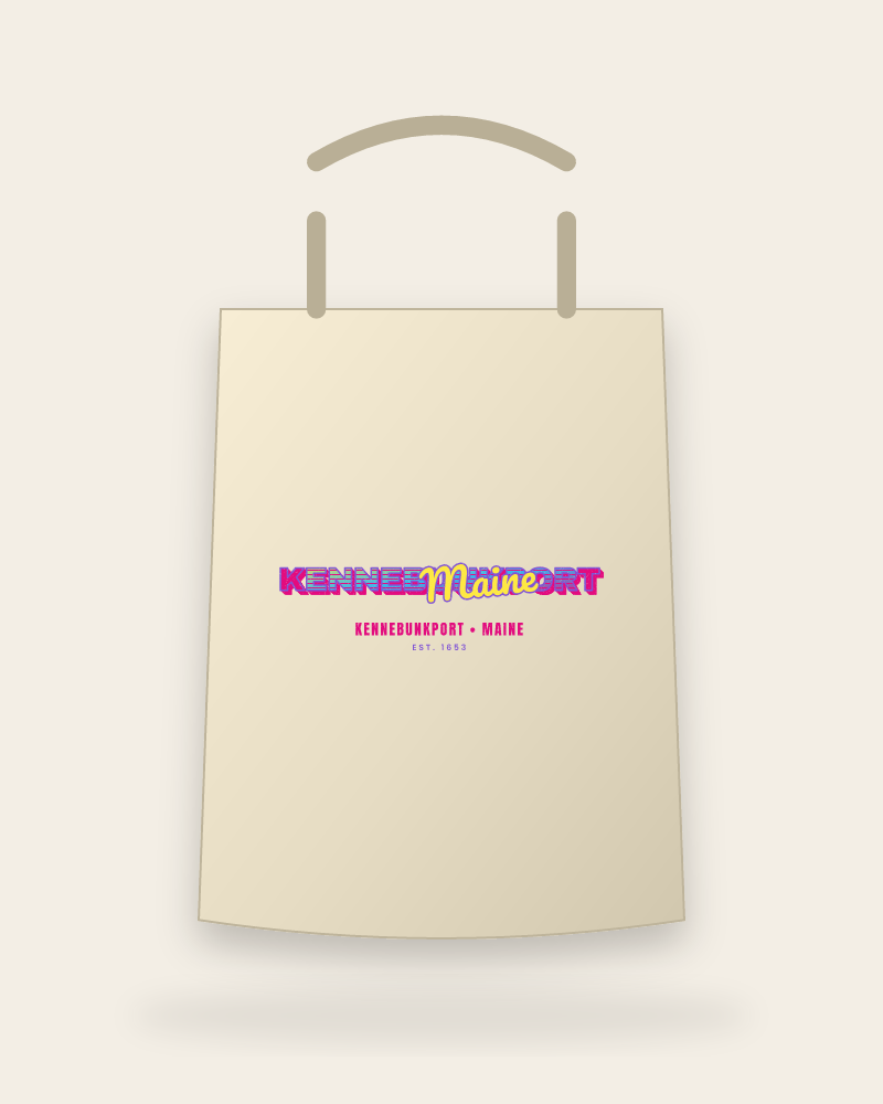 Kennebunkport Music TV Canvas Tote
