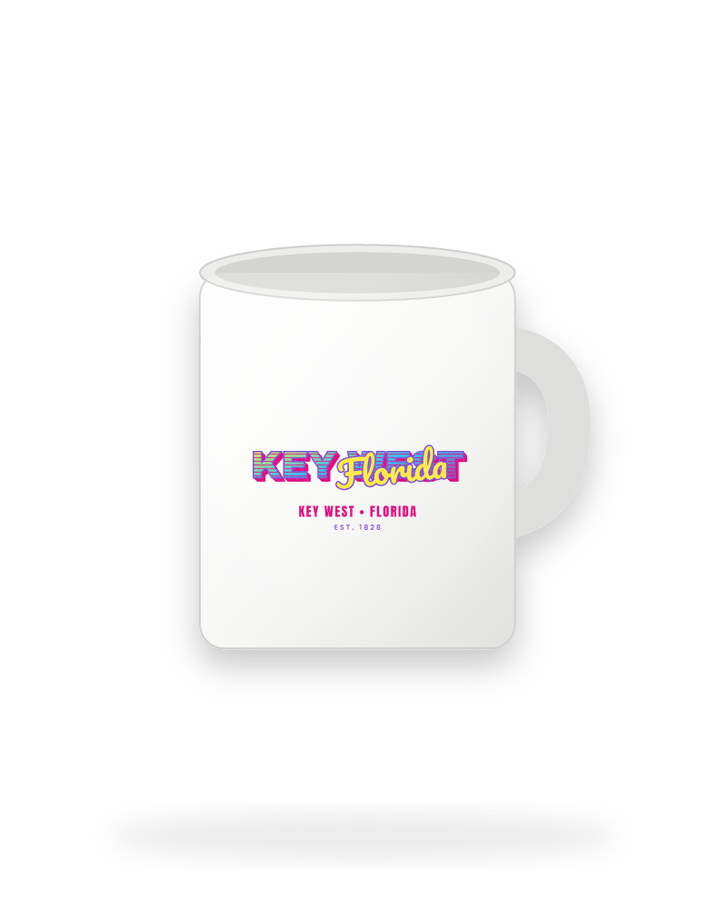 Key West Music TV Ceramic Mug 11oz