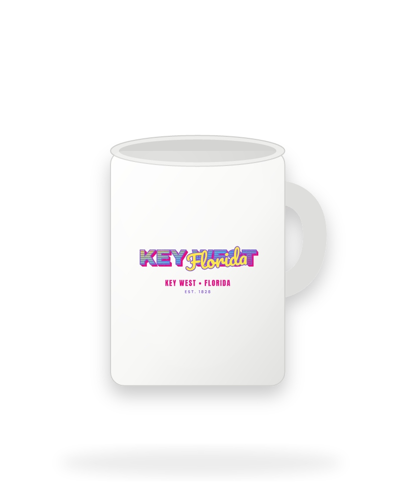 Key West Music TV Ceramic Mug 15oz
