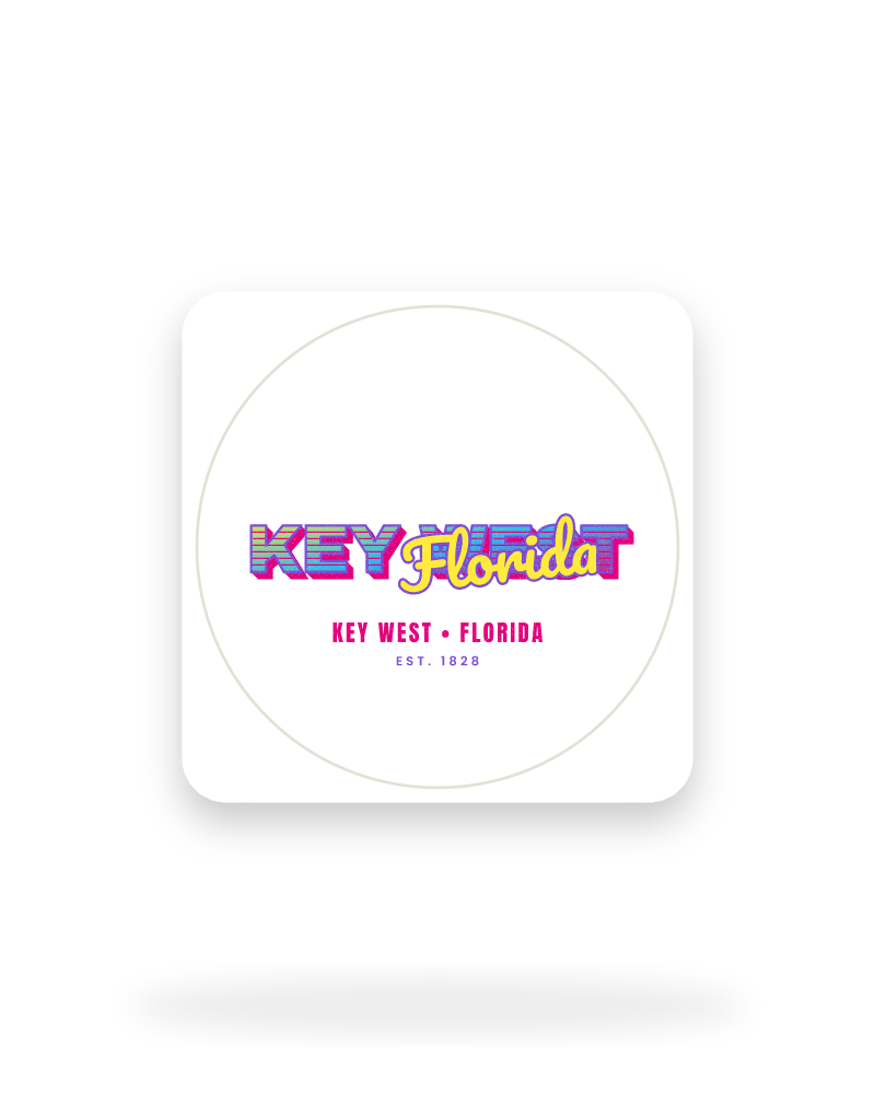 Key West Music TV Kiss-Cut Sticker