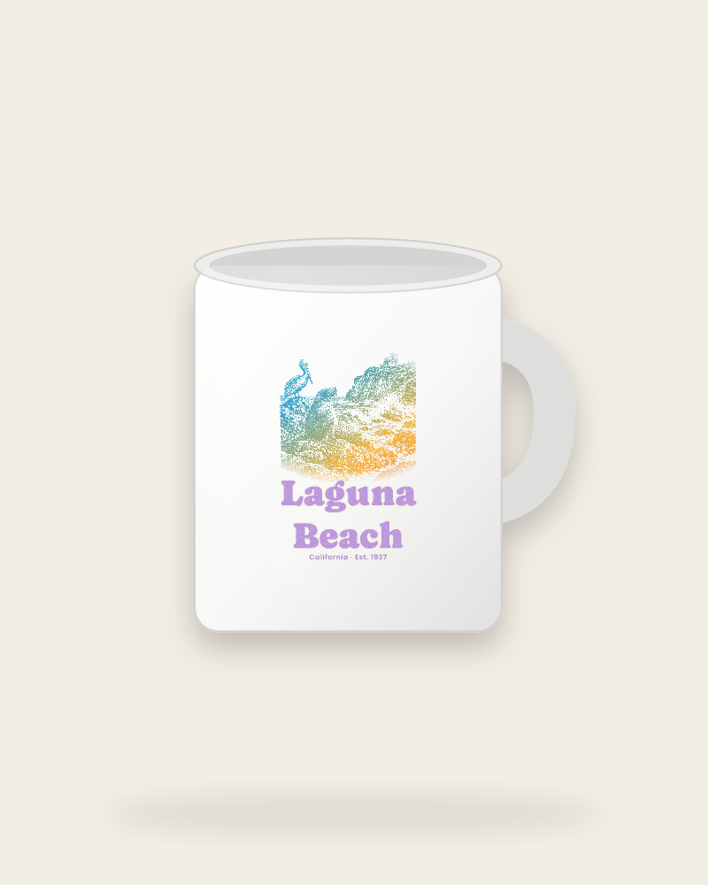 Laguna Beach Sea Lion Cove Ceramic Mug 11oz