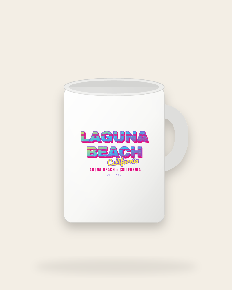 Laguna Beach Music TV Ceramic Mug 15oz