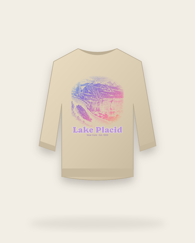 Lake Placid Winter Village Crewneck Sweatshirt