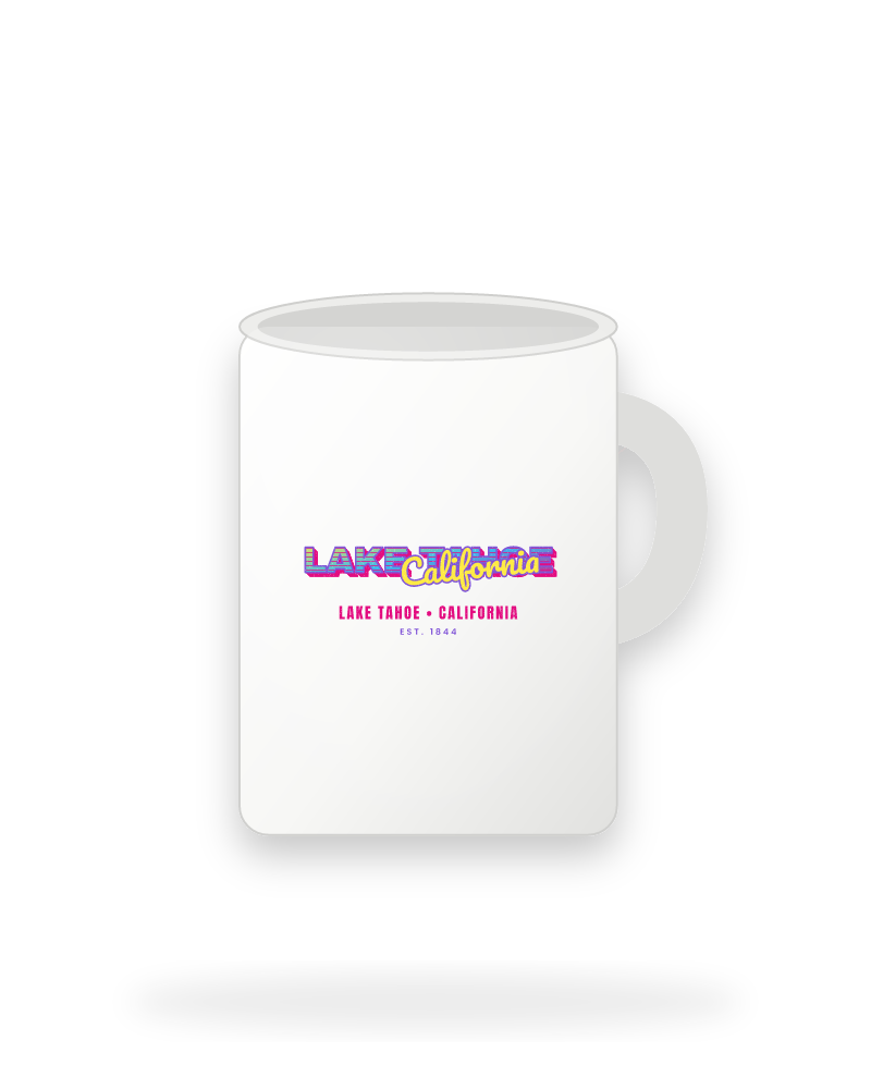 Lake Tahoe Music TV Ceramic Mug 15oz