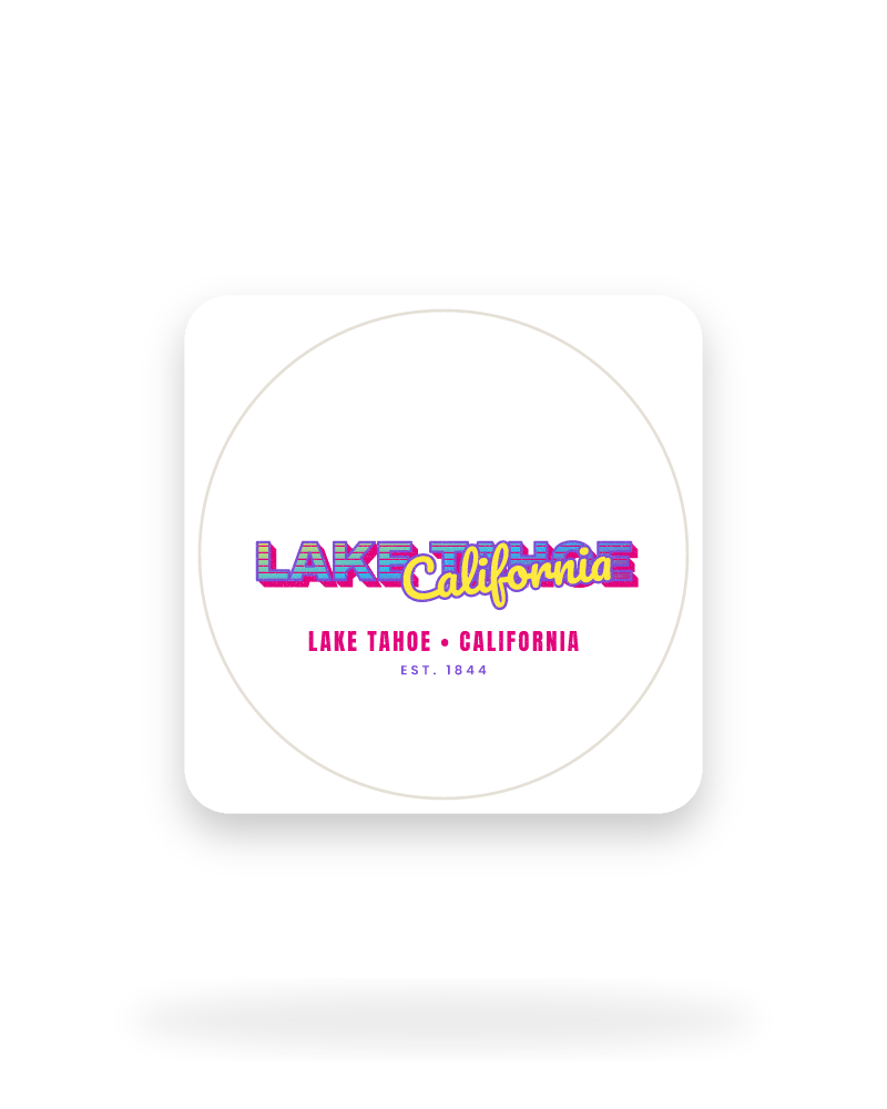 Lake Tahoe Music TV Kiss-Cut Sticker