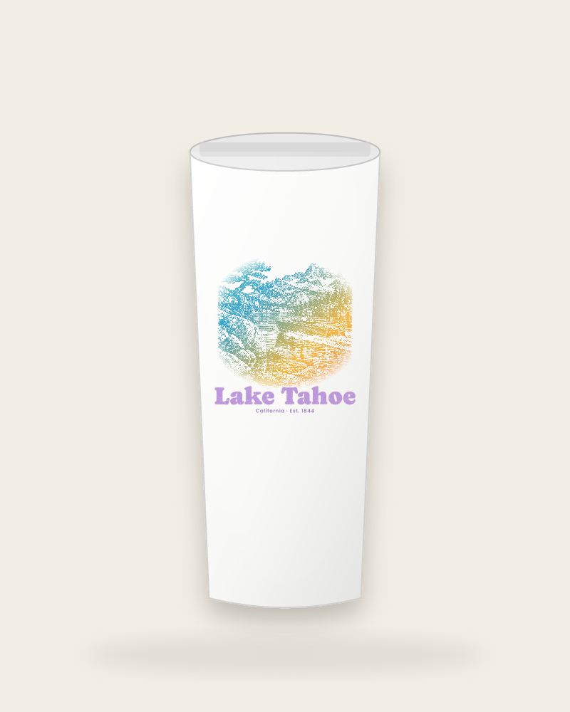 Lake Tahoe Wooden Boat Insulated Tumbler 20oz