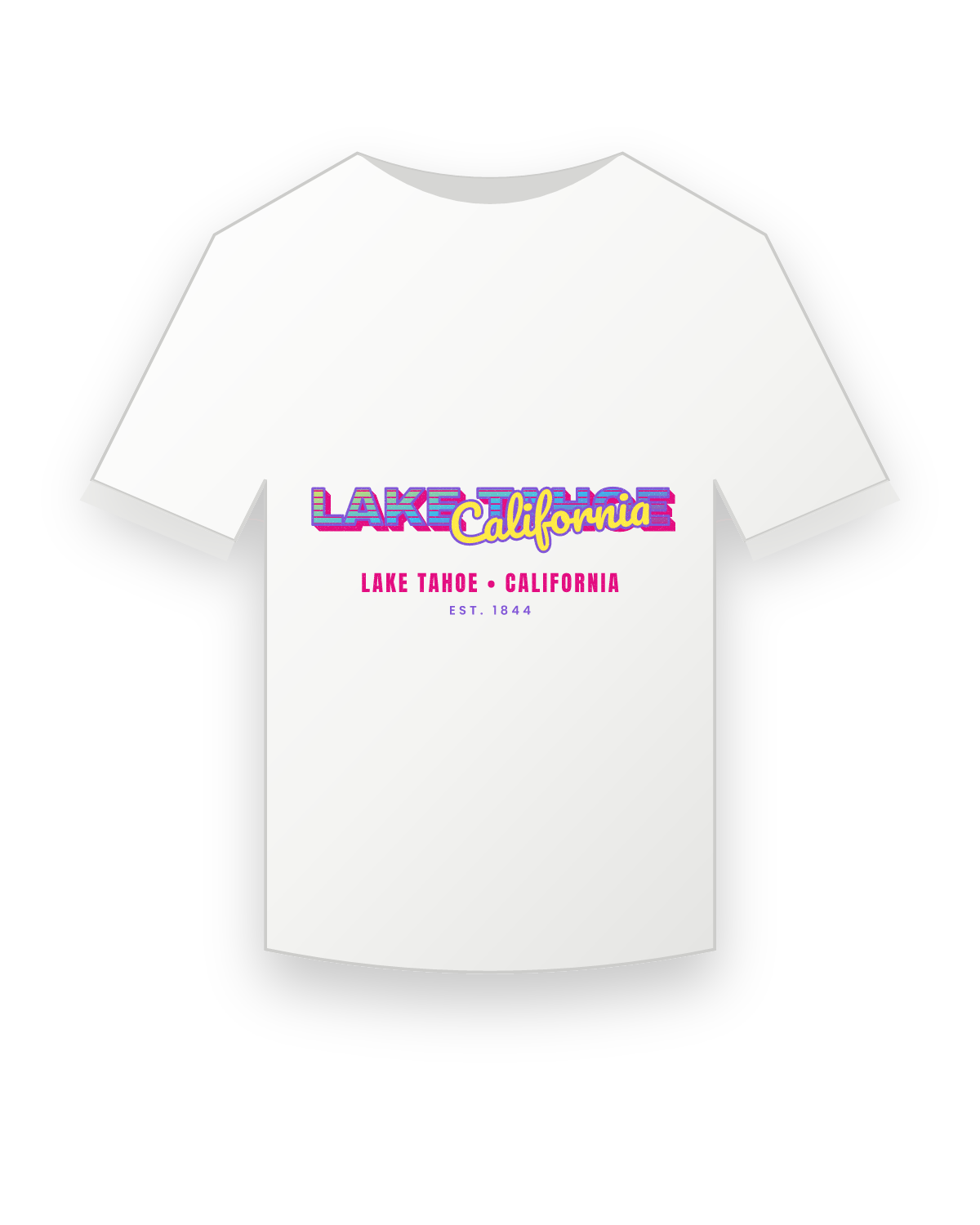 Lake Tahoe Music TV Youth Tee in White