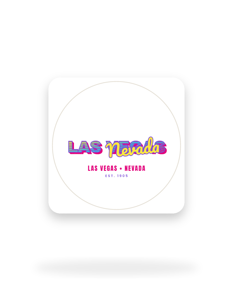 Las Vegas Music TV Kiss-Cut Sticker