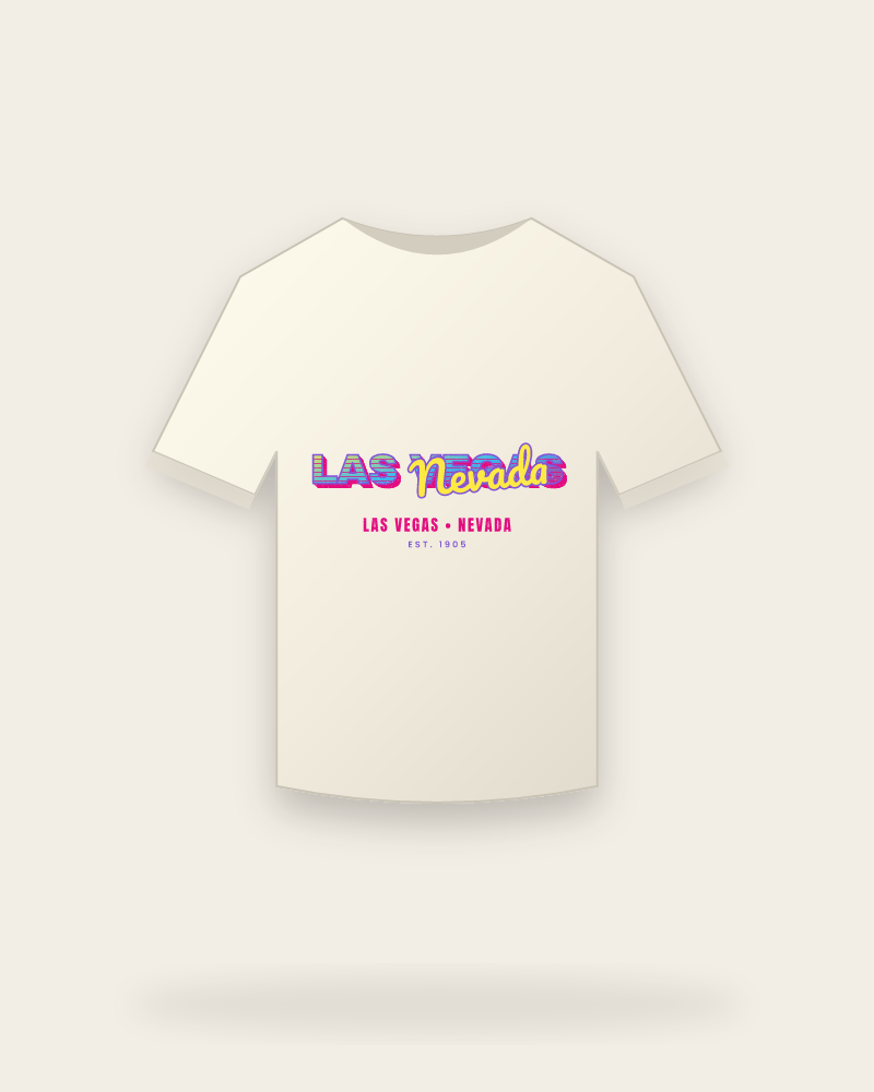 Las Vegas Music TV Vintage Wash Tee