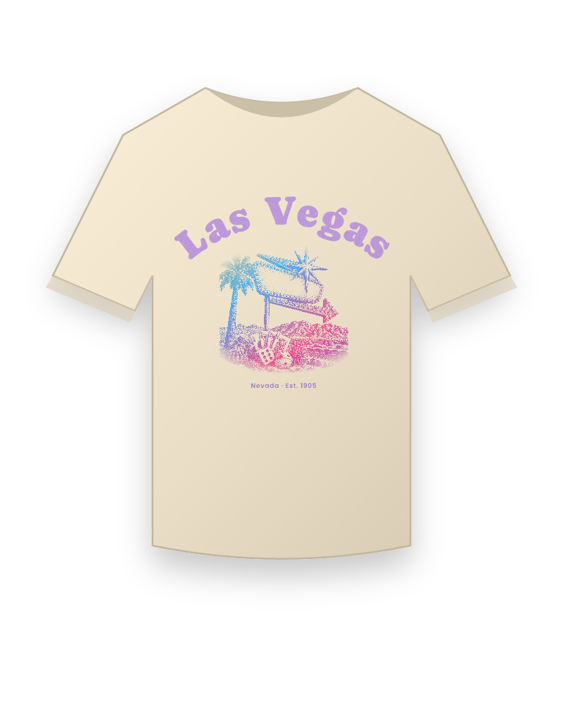 Las Vegas Neon Sign Classic Tee