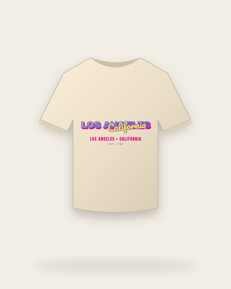 Los Angeles Music TV Organic Cotton Tee