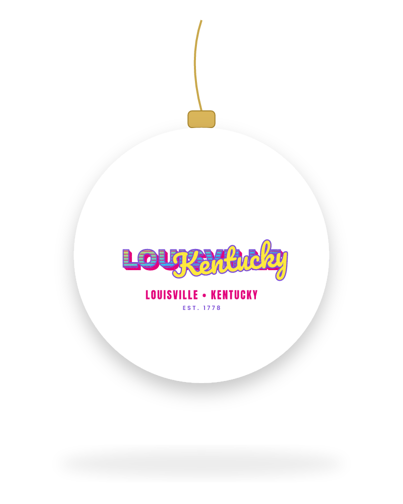Louisville Music TV Ceramic Ornament