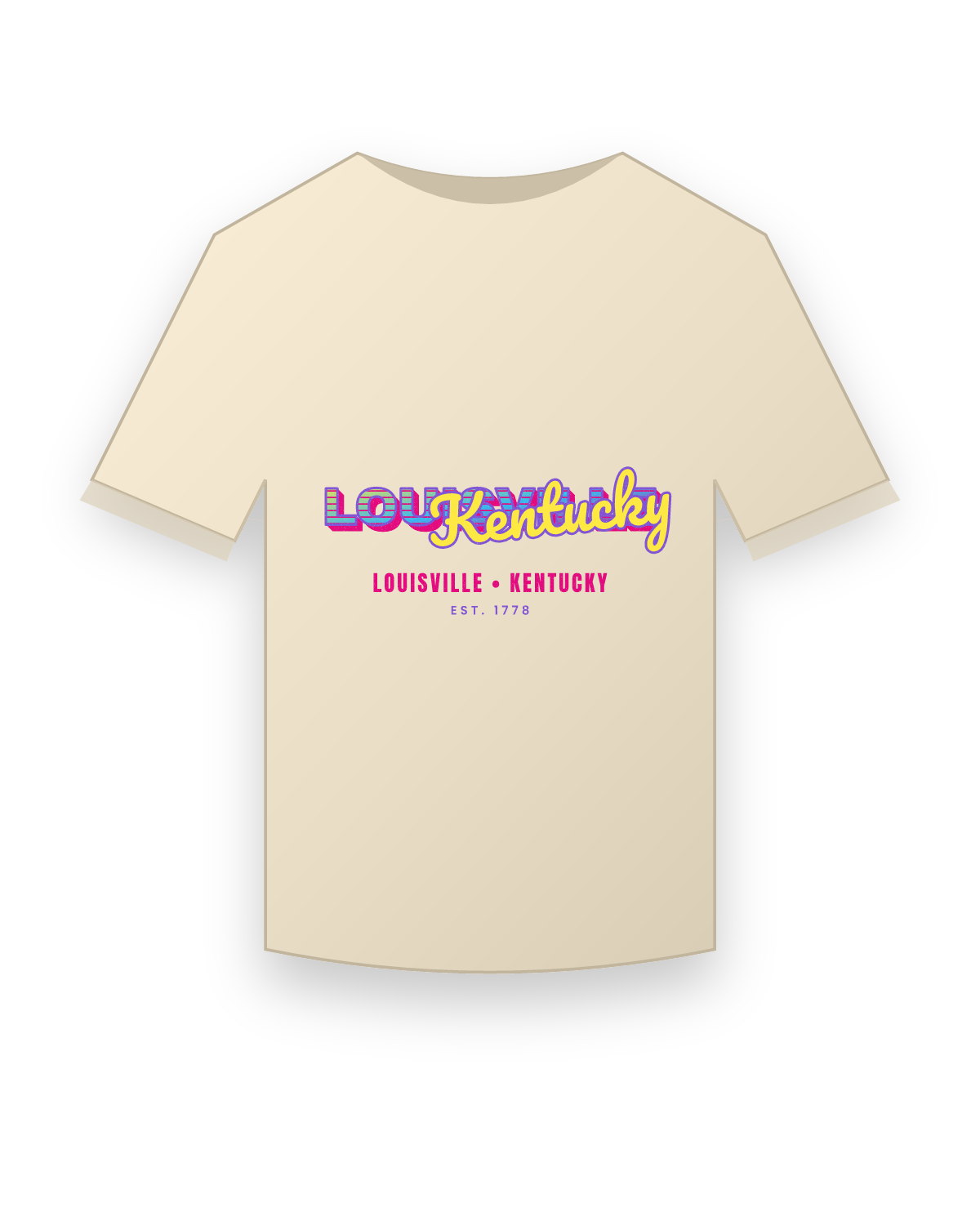 Louisville Music TV Classic Tee in Natural