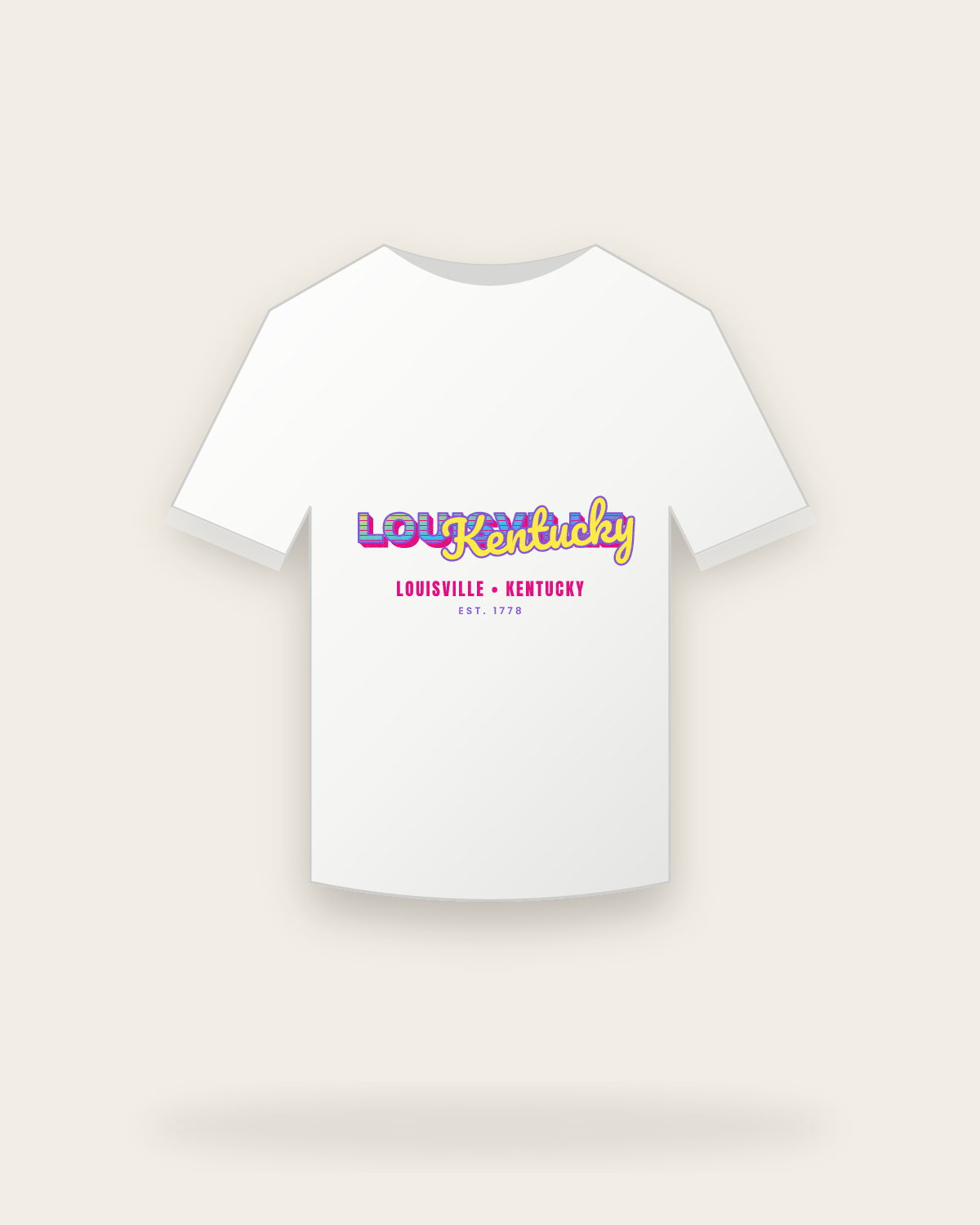 Louisville Music TV Youth Tee in White