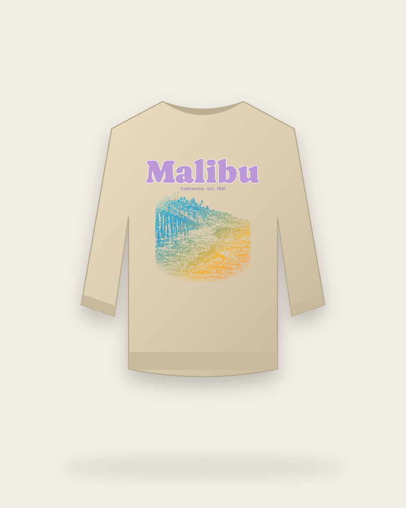 Malibu Point Break Crewneck Sweatshirt