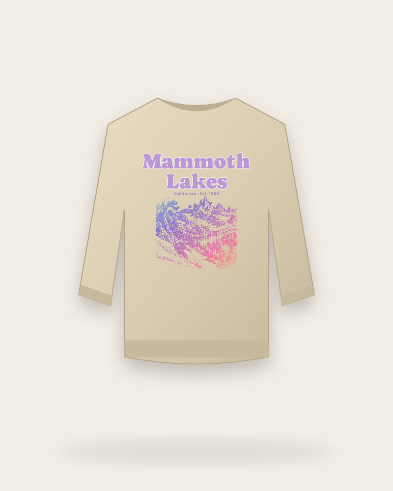 Mammoth Lakes The Minarets Crewneck Sweatshirt